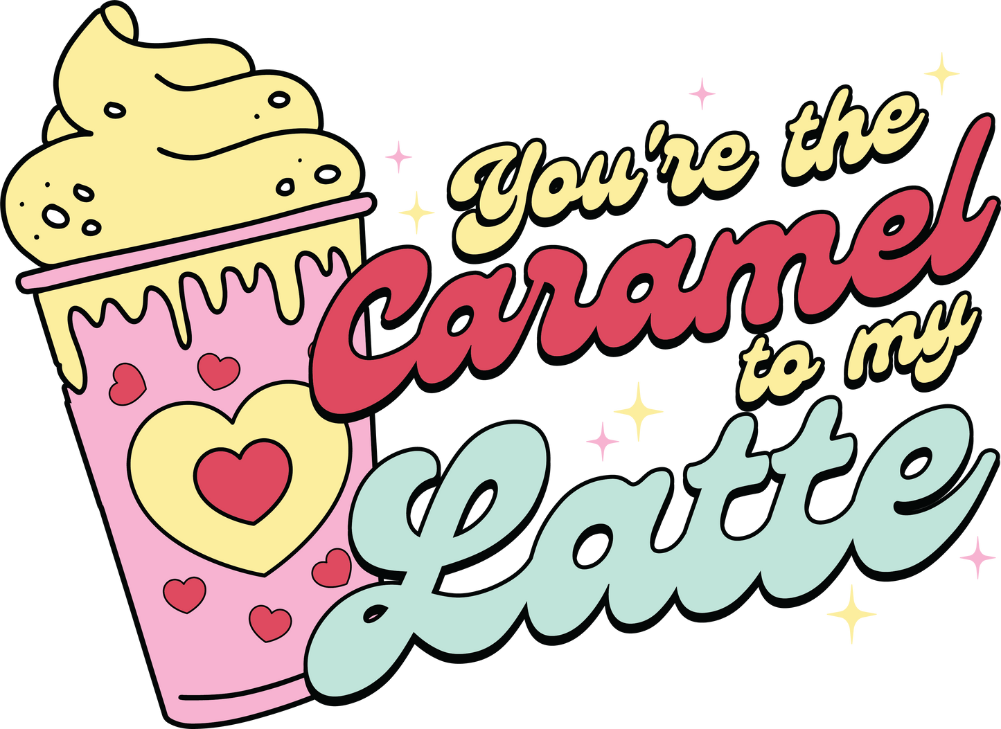 My Caramel to My Latte DTF Rocket