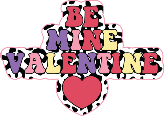 Be Mine Valentine Retro DTF Rocket