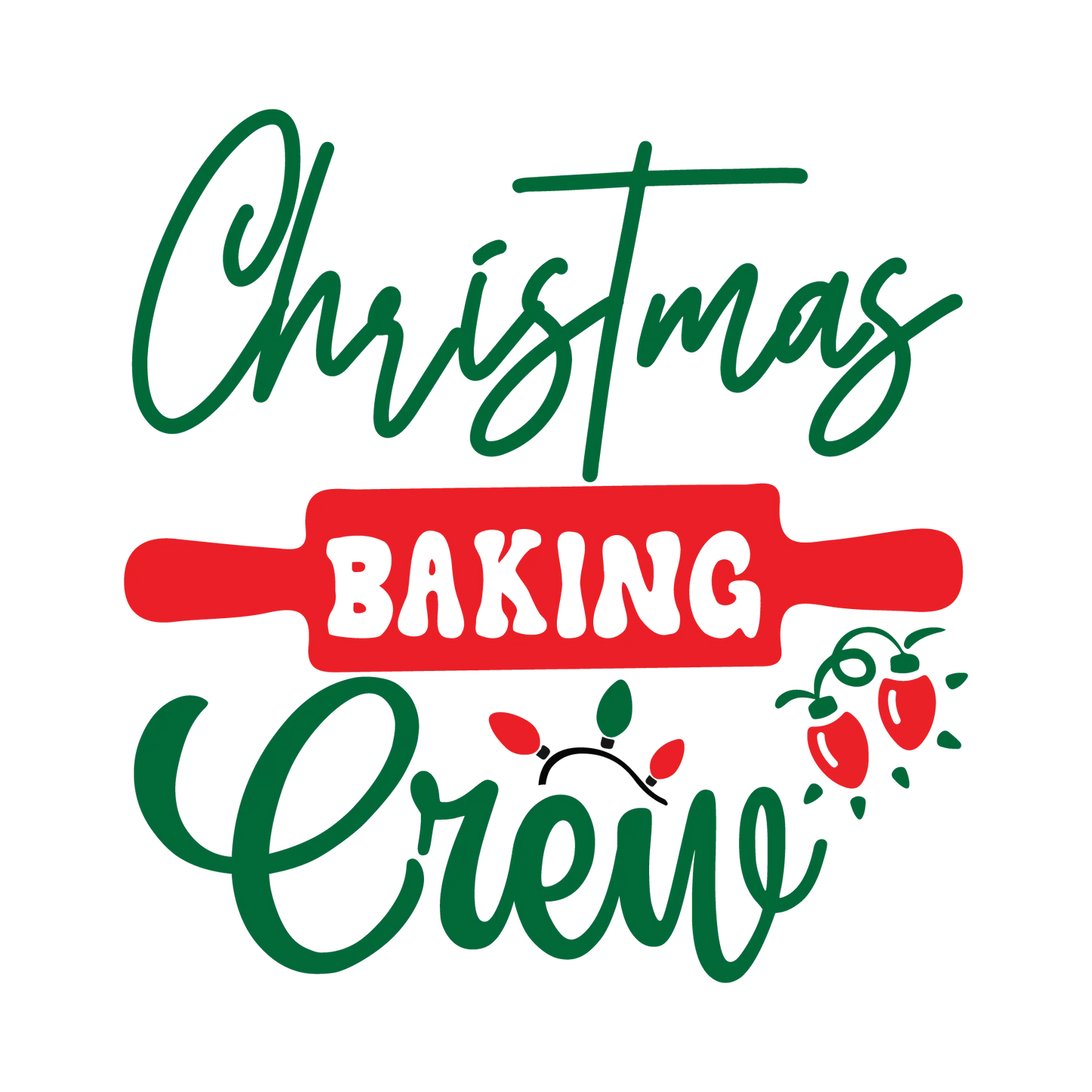 Christmas Baking Crew DTF Rocket