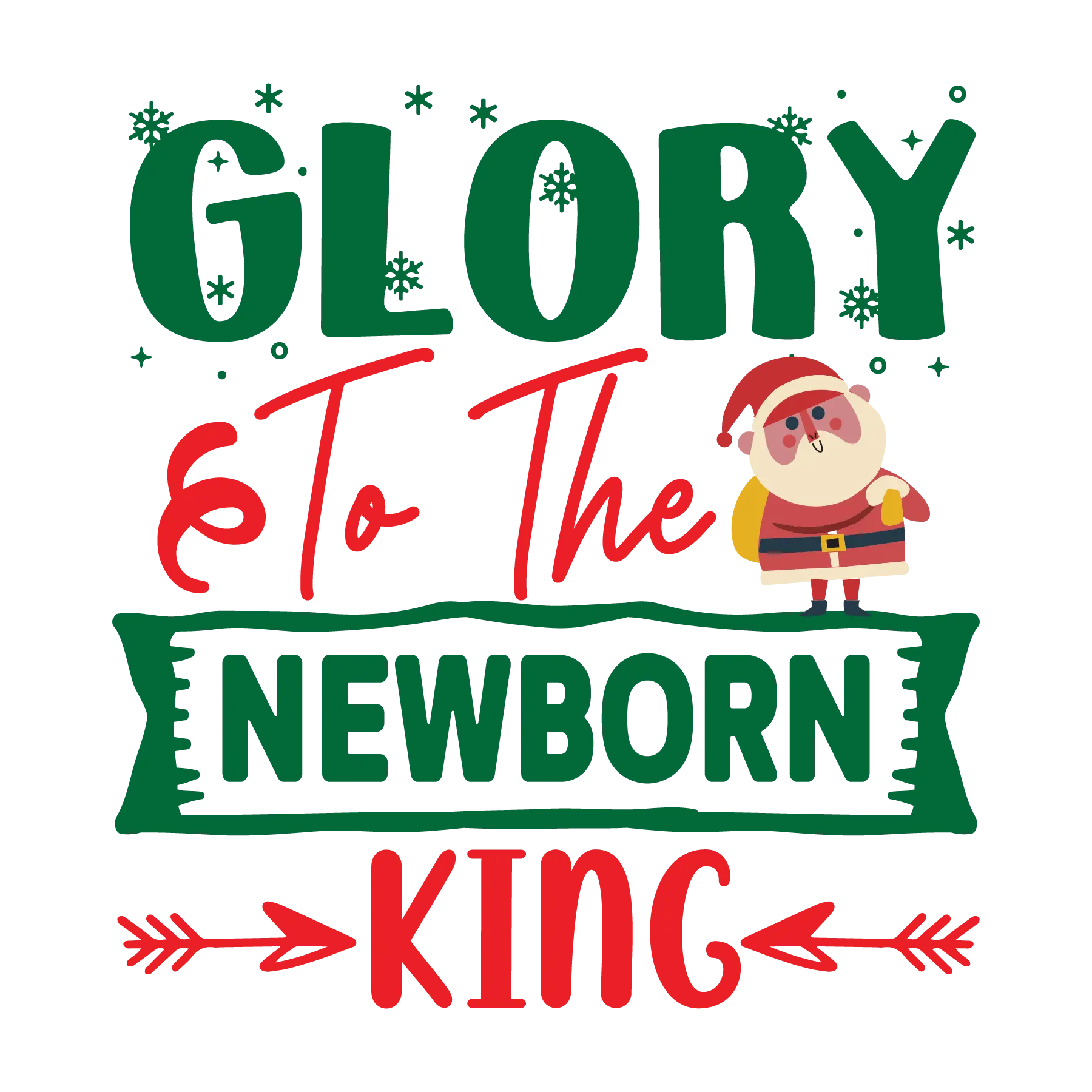 Glory To The Newborn King 2 DTF Rocket