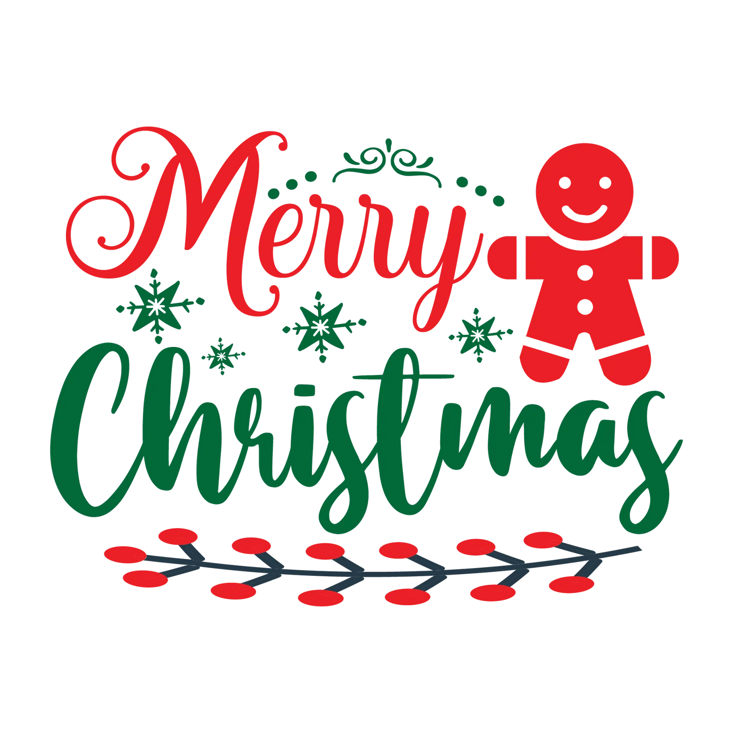 Merry Christmas DTF Rocket