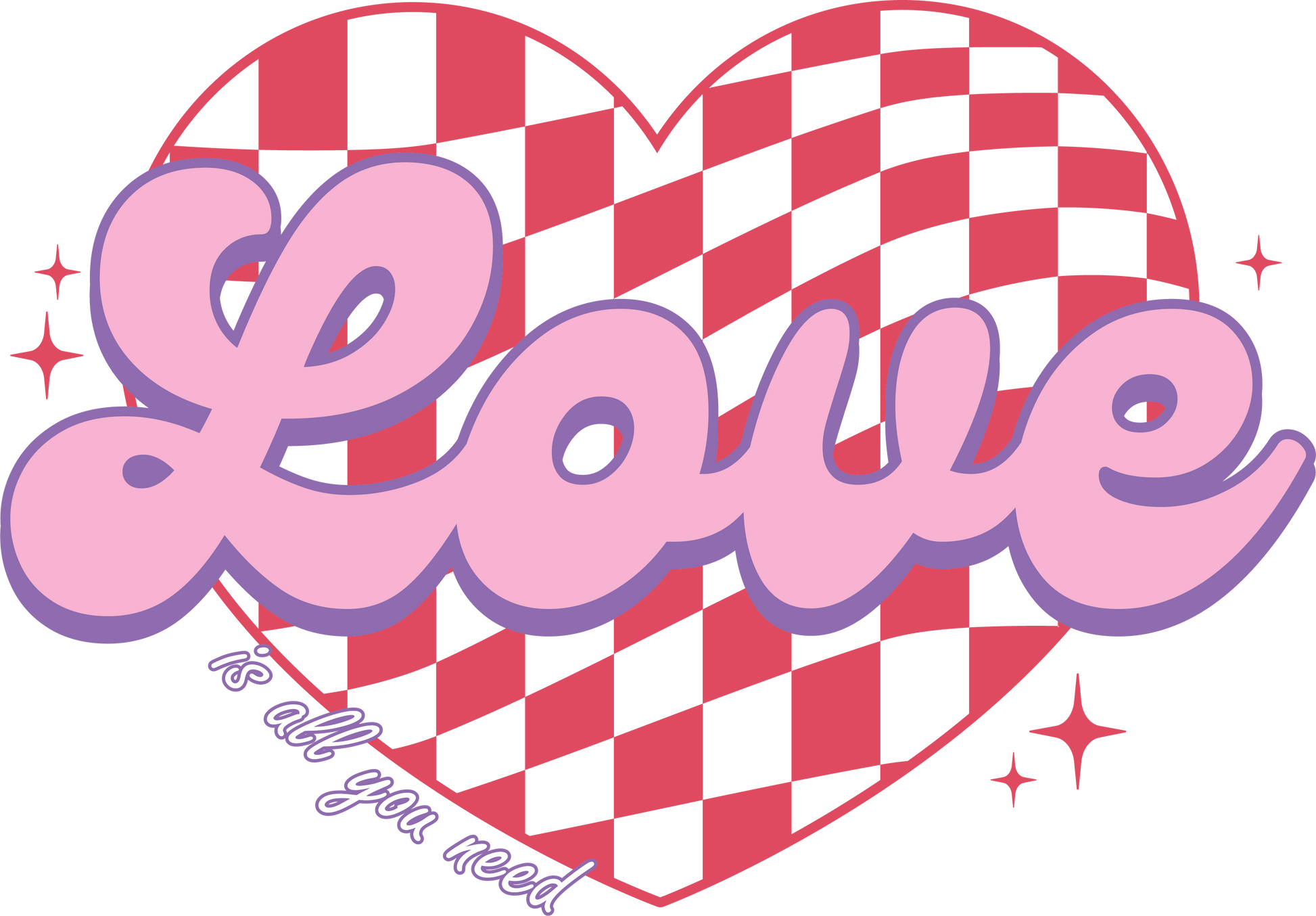 Love Is All You Need DTF Rocket
