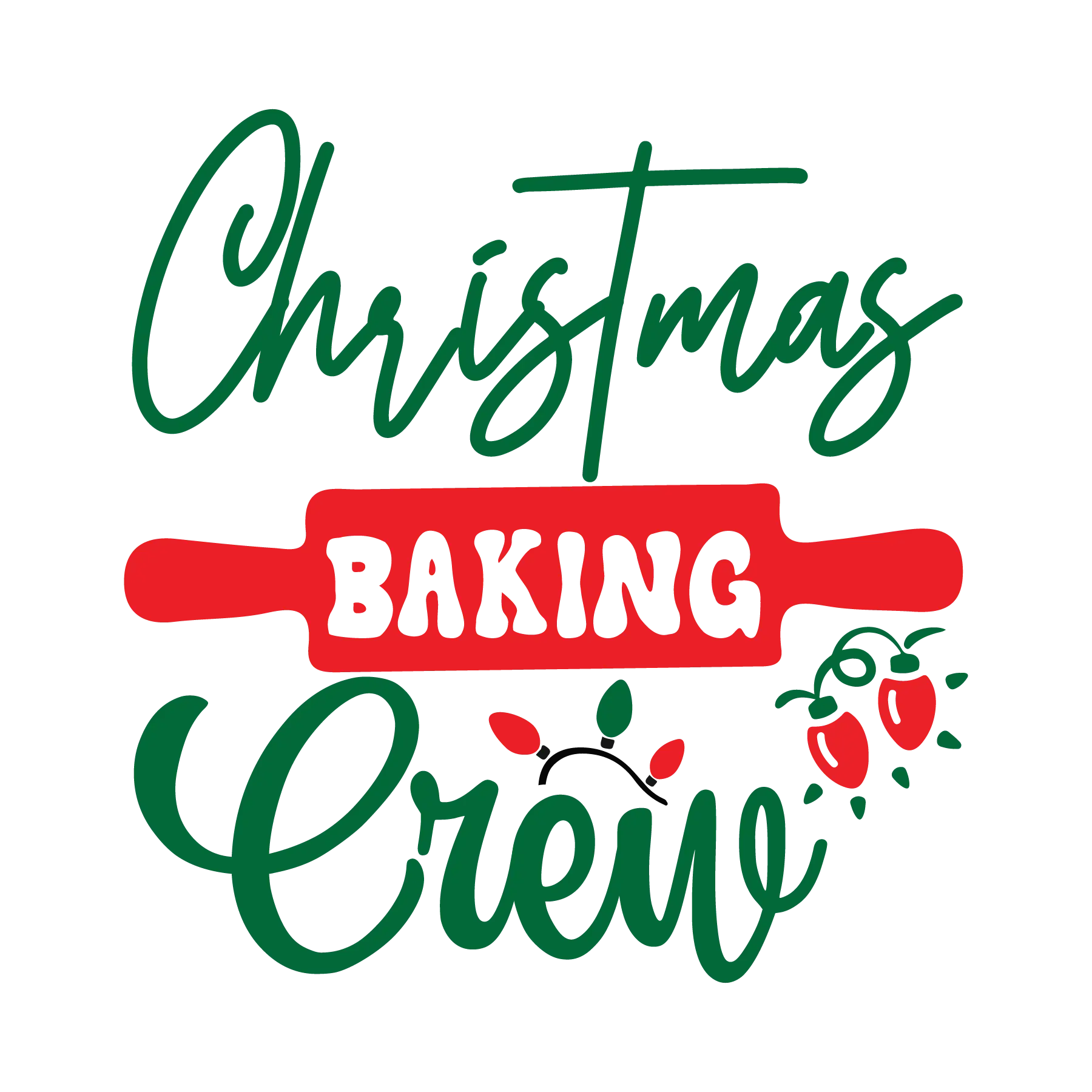 Christmas Baking Crew DTF Rocket